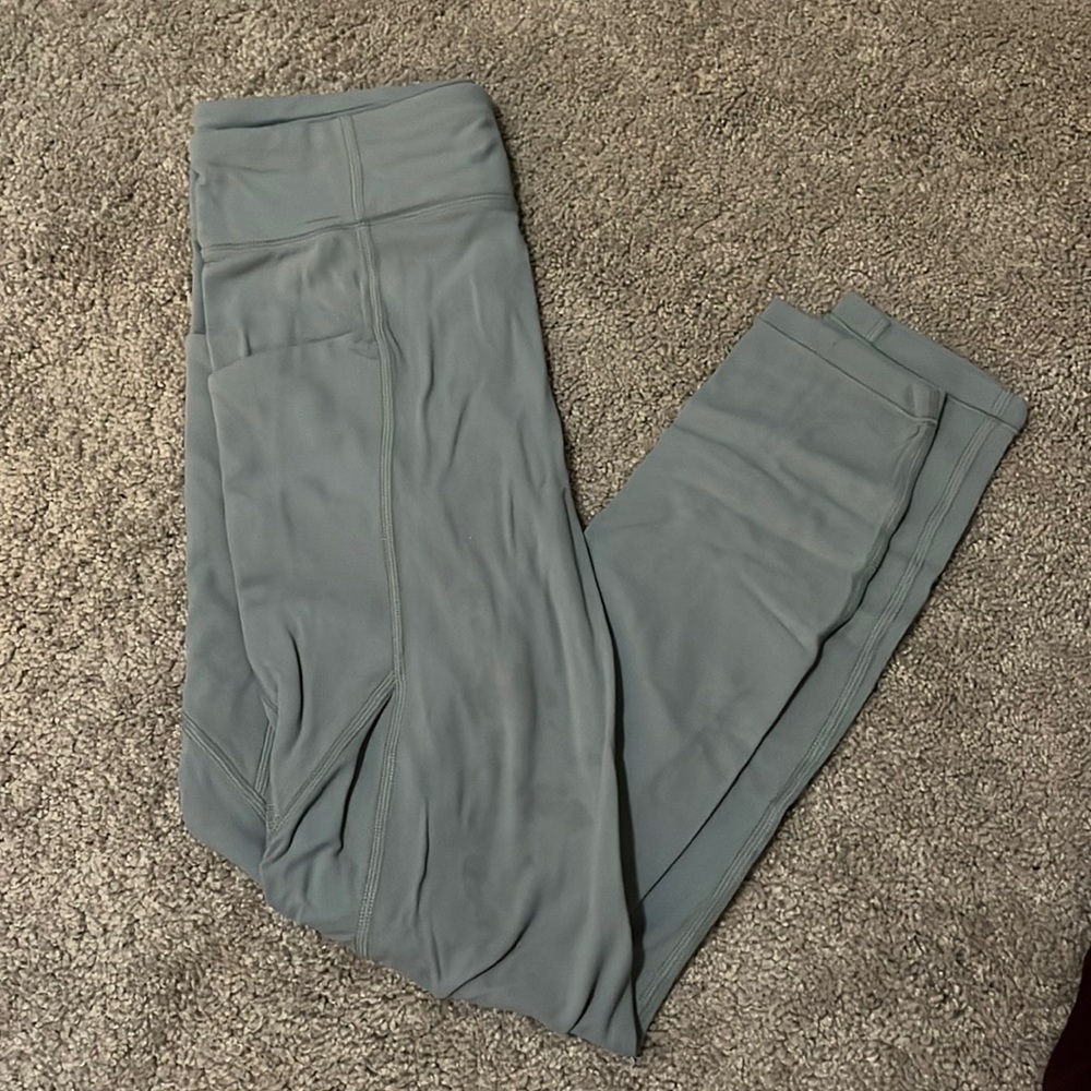 Brand new Atheleta greenish blue pants size 14 girls, new with pockets